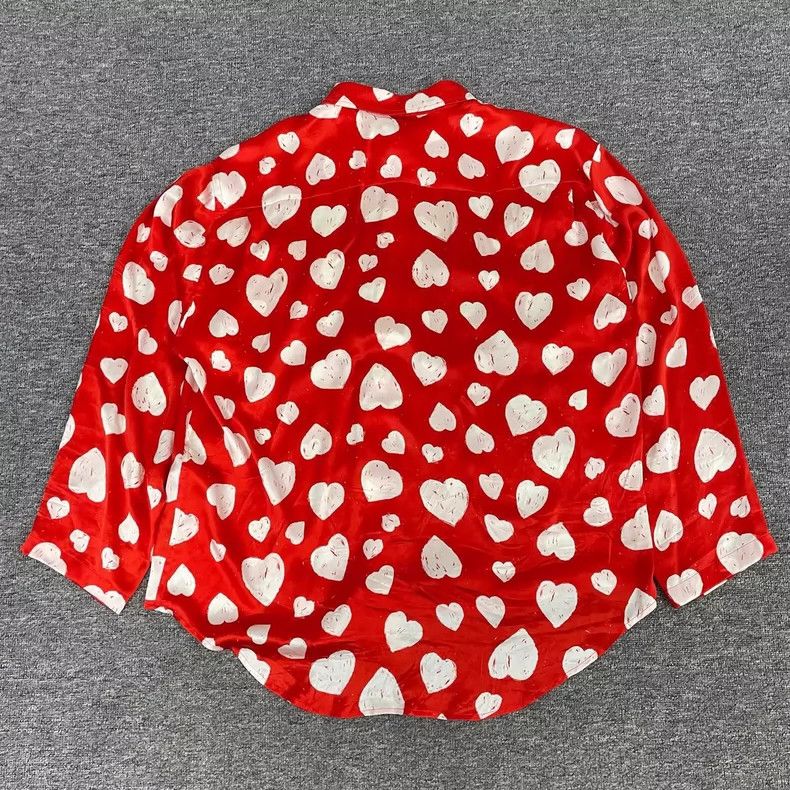 Balenciaga Balenciaga Valentine's Limited Heart Shirt - dmc Size US L / EU 52-54 / 3 - 2 Thumbnail