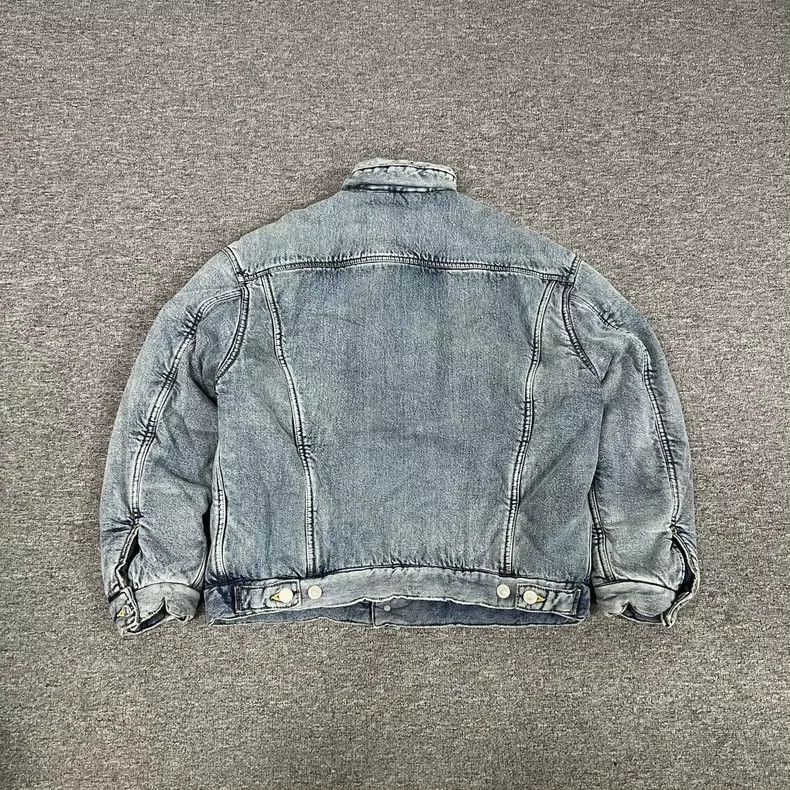 Balenciaga Balenciaga FW22 Padded Denim Jacket - dmc Size US M / EU 48-50 / 2 - 2 Thumbnail