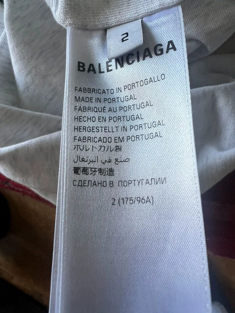 Balenciaga Balenciaga New Double Ring Embroidery Tee - dmc Size US M / EU 48-50 / 2 - 5 Thumbnail