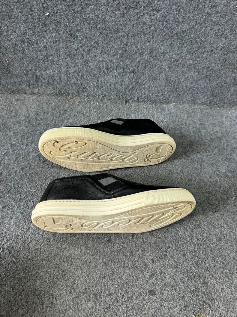Gucci Gucci Ace Black Slip-On Sneakers - dmc Size US 5 / EU 37 - 3 Thumbnail