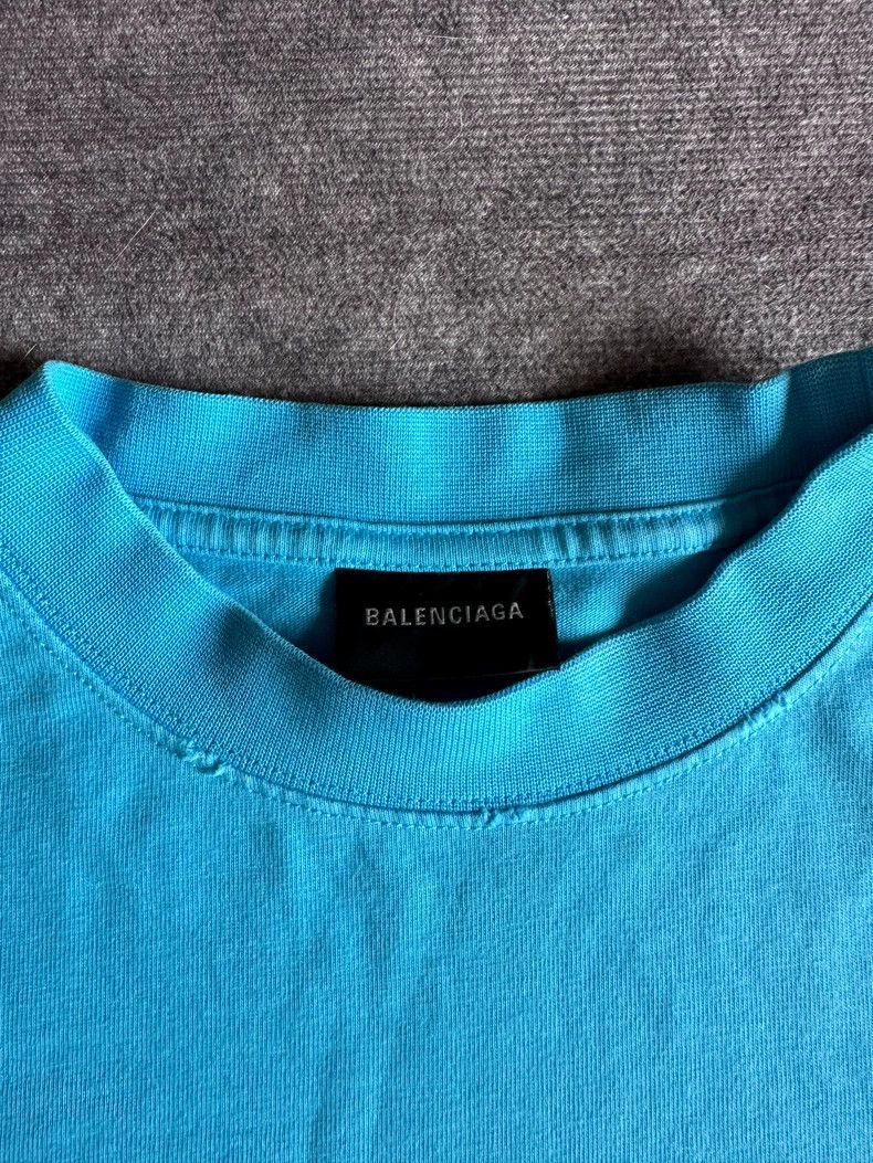 Balenciaga Balenciaga SS23 Blue Coke Logo T-shirt - dmc Size US XS / EU 42 / 0 - 3 Thumbnail