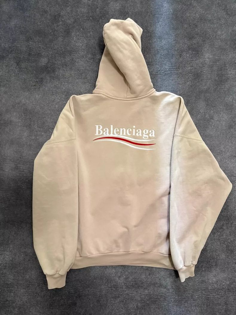 Balenciaga Balenciaga Letter Stripe Print Hoodie - dmc Size US XS / EU 42 / 0 - 2 Thumbnail