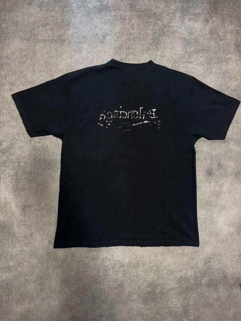 Balenciaga Balenciaga Black Distressed Graffiti Coke Tee - dmc Size US M / EU 48-50 / 2 - 2 Thumbnail