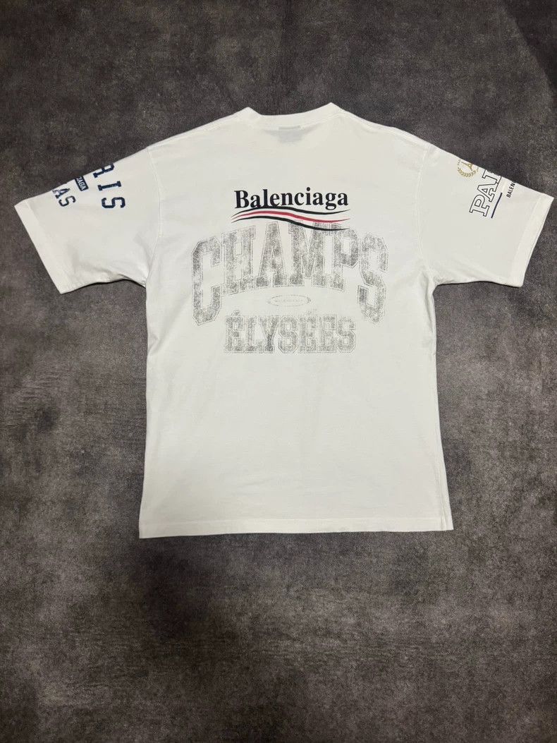 Balenciaga Balenciaga Paris Graffiti White T-Shirt - dmc Size US XS / EU 42 / 0 - 2 Thumbnail