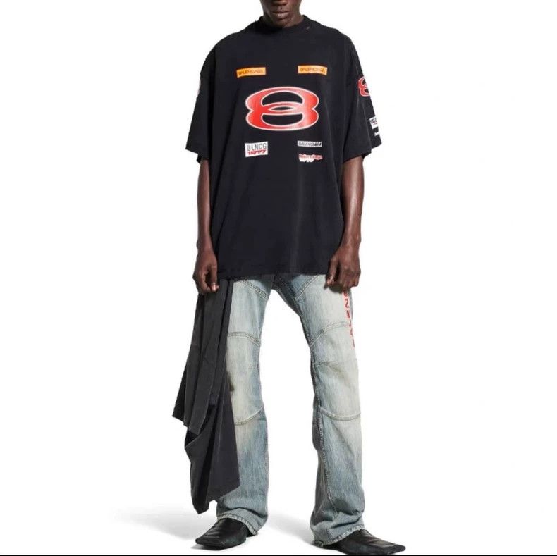 Balenciaga Balenciaga Black Logo Print Short Sleeve T-Shirt - dmc Size US XS / EU 42 / 0 - 6 Thumbnail