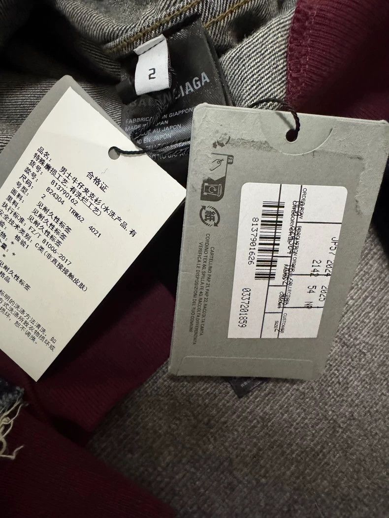 Balenciaga Balenciaga Denim Hooded Jacket 25 - dmc Size US S / EU 44-46 / 1 - 5 Thumbnail