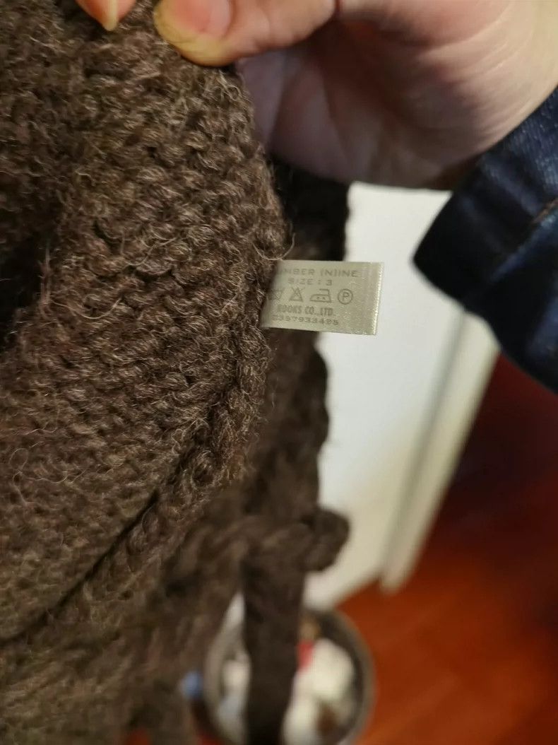 Number (N)ine Number Nine 02AW Wool Knit Robe Coat - dmc Size US L / EU 52-54 / 3 - 7 Thumbnail