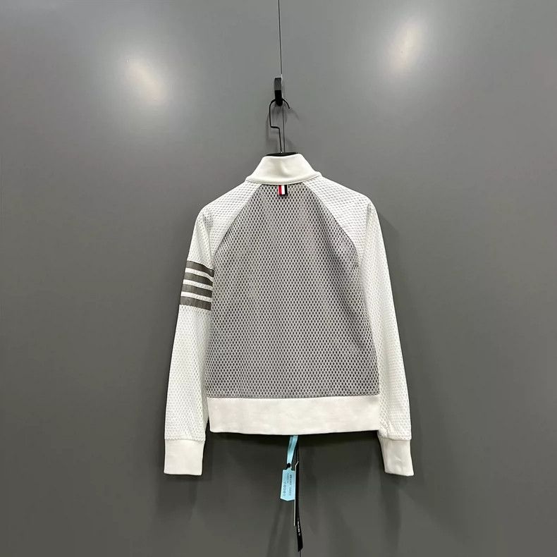 Thom Browne Thom Browne Colorblock Mesh Stripe Jacket - dmc Size US XS / EU 42 / 0 - 2 Thumbnail