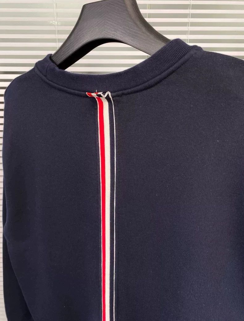 Thom Browne Thom Browne Blue Zip-Up Sweatshirt - dmc Size US XL / EU 56 / 4 - 8 Thumbnail