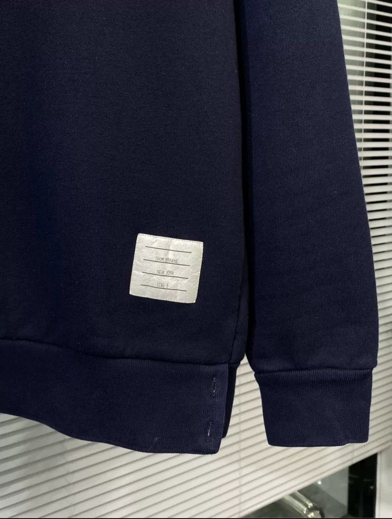 Thom Browne Thom Browne Blue Zip-Up Sweatshirt - dmc Size US XL / EU 56 / 4 - 5 Thumbnail