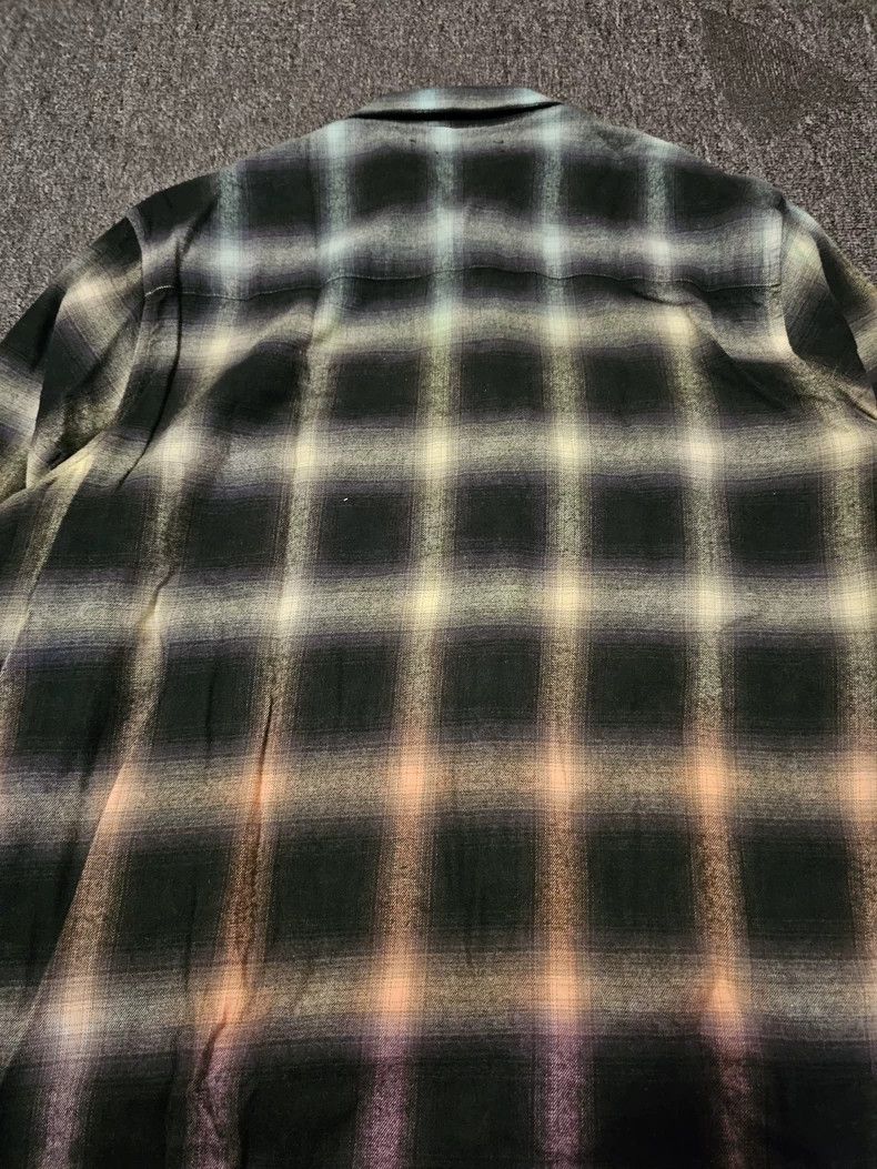 Amiri Amiri Gradient Plaid Flannel Oversize Shirt - dmc Size US S / EU 44-46 / 1 - 5 Thumbnail