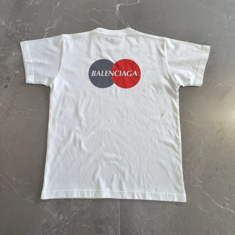 Balenciaga Balenciaga Mastercard White Short Sleeve T-shirt - dmc Size US XS / EU 42 / 0 - 2 Thumbnail