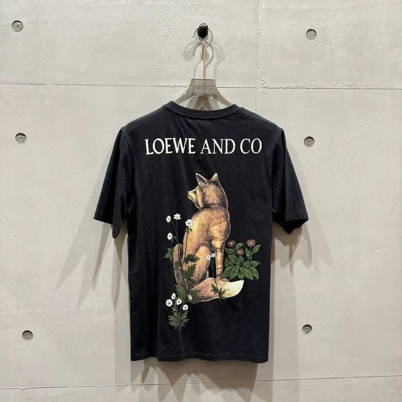 Loewe Loewe Black Fox Print Short Sleeve T-shirt - dmc Size US S / EU 44-46 / 1 - 2 Thumbnail