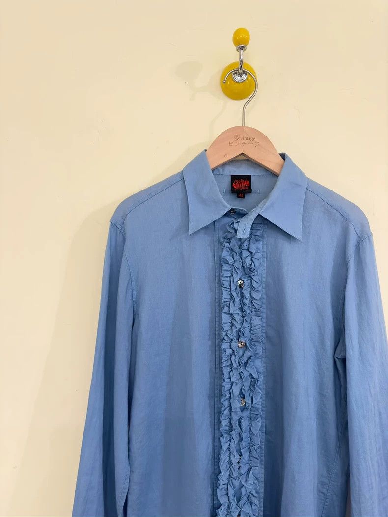 Jean Paul Gaultier Jean Paul Gaultier Vintage Lace Shirt - dmc Size US M / EU 48-50 / 2 - 2 Thumbnail