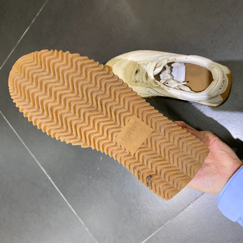 Loewe Loewe Flow Runner Suede Leather Sneakers - dmc Size US 7.5 / EU 40-41 - 6 Thumbnail