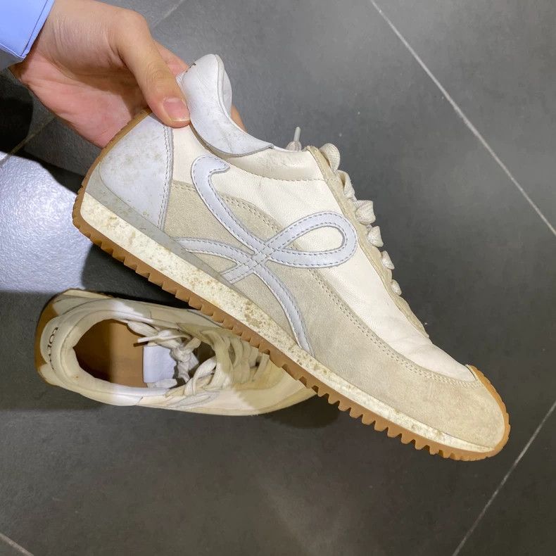 Loewe Loewe Flow Runner Suede Leather Sneakers - dmc Size US 7.5 / EU 40-41 - 5 Thumbnail