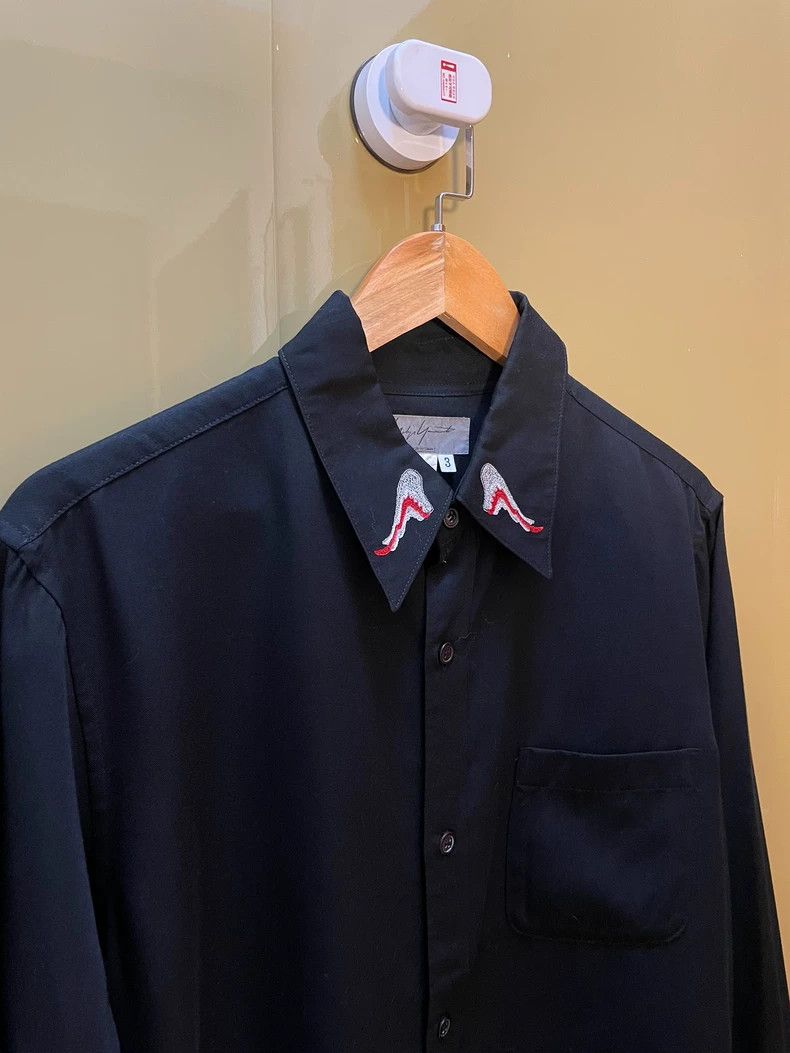 Yohji Yamamoto Yohji Yamamoto 02AW Wing Embroidery Shirt - dmc Size US L / EU 52-54 / 3 - 4 Thumbnail