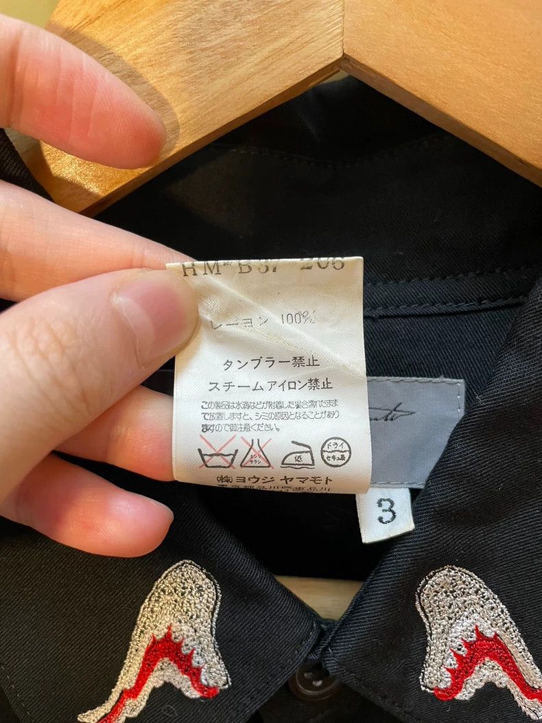 Yohji Yamamoto Yohji Yamamoto 02AW Wing Embroidery Shirt - dmc Size US L / EU 52-54 / 3 - 7 Thumbnail