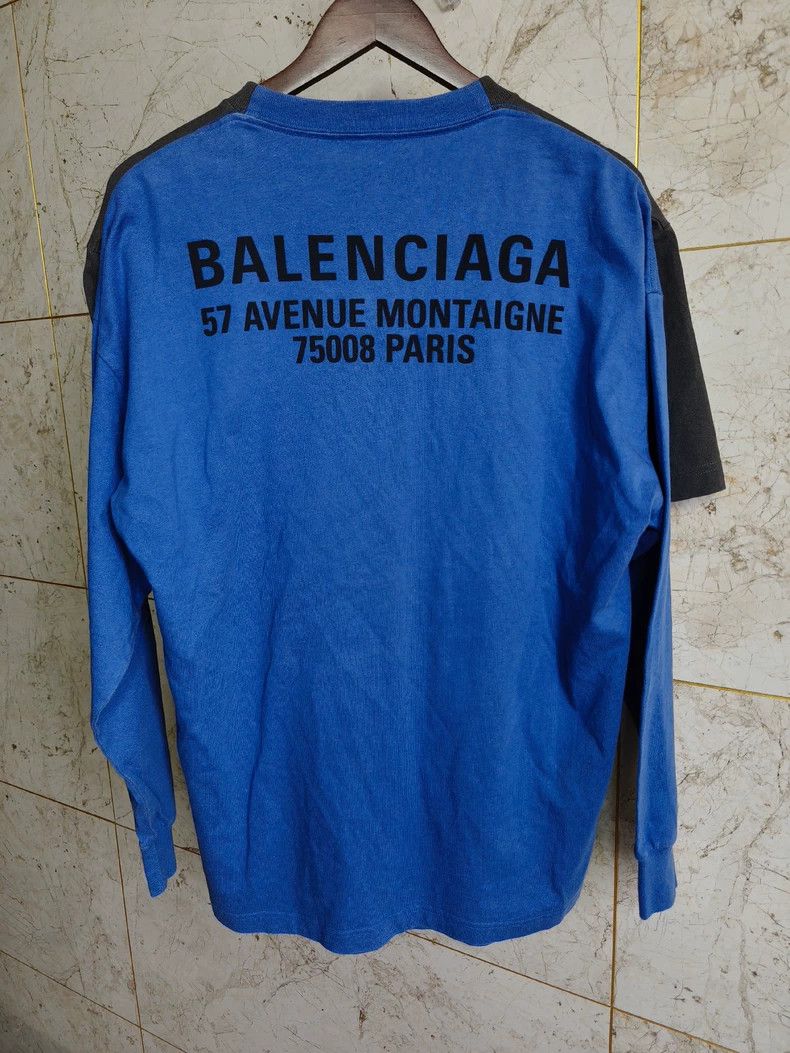 Balenciaga Balenciaga Layered Long Sleeve Sweatshirt - dmc Size US XS / EU 42 / 0 - 2 Thumbnail