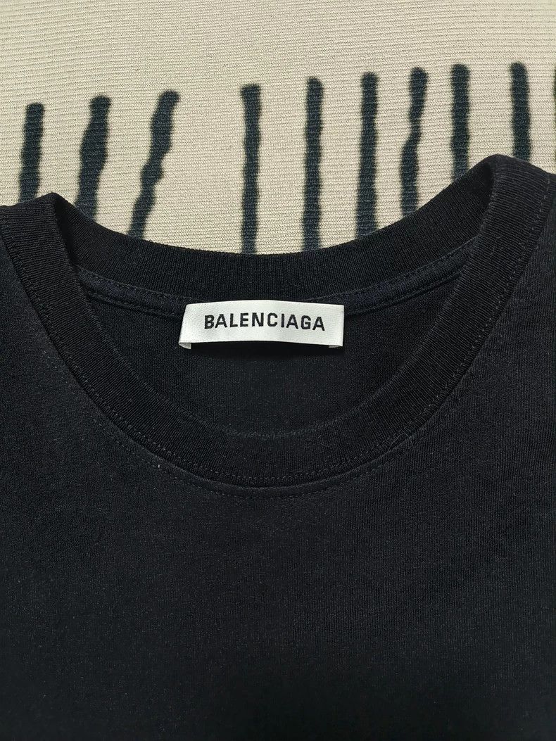 Balenciaga Balenciaga Dashboard Logo Black T-shirt - dmc Size US M / EU 48-50 / 2 - 2 Thumbnail