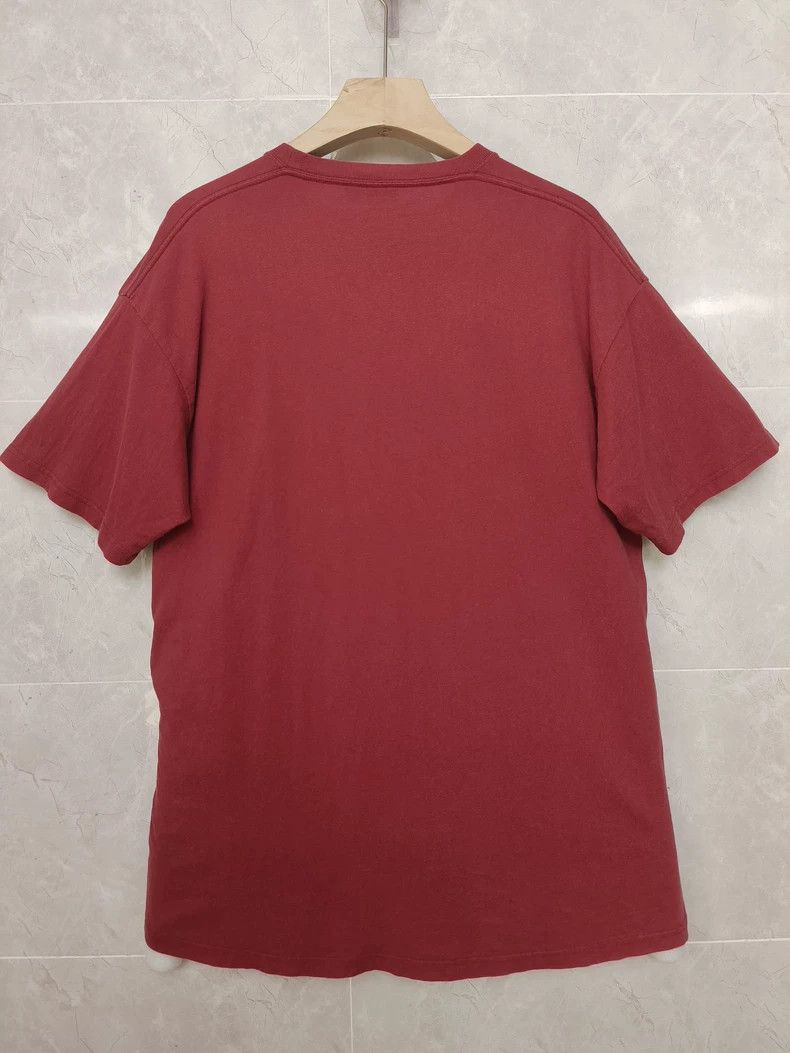 Balenciaga Balenciaga Small Logo Burgundy T-Shirt - dmc Size US XS / EU 42 / 0 - 2 Thumbnail