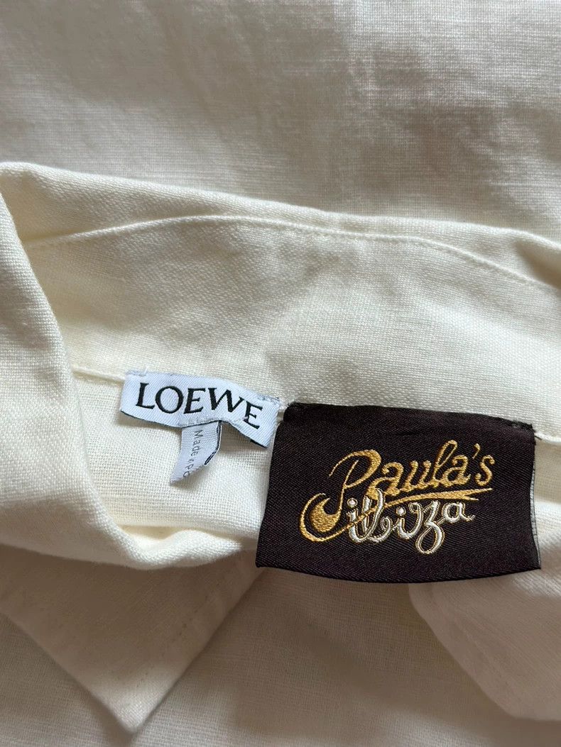 Loewe LOEWE Academy Style Cotton Linen Shirt - dmc Size US S / EU 44-46 / 1 - 5 Thumbnail