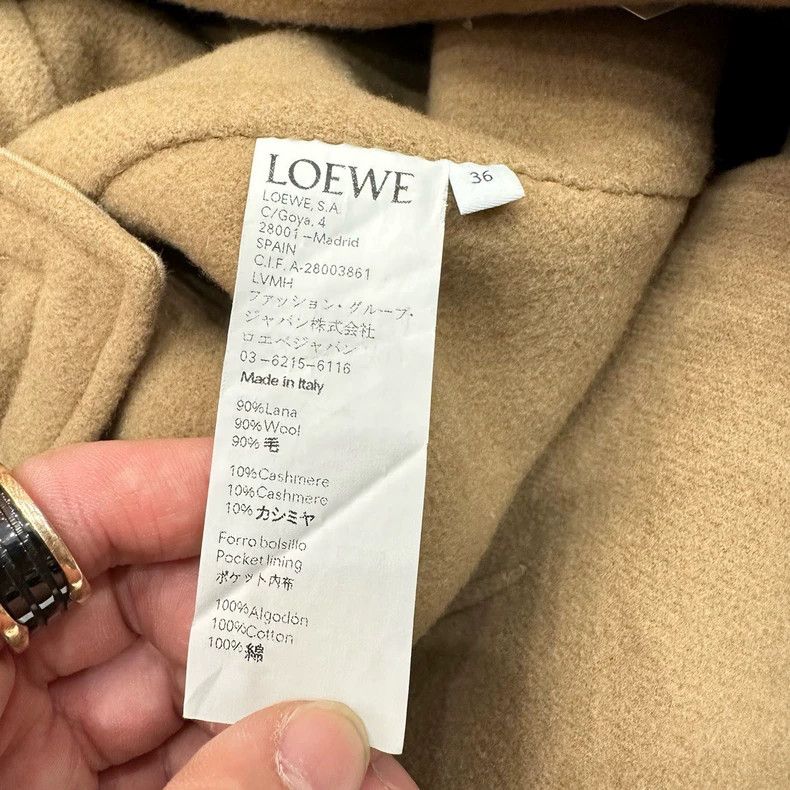 Loewe Loewe Long Woolen Silhouette Coat Outerwear - dmc Size US M / EU 48-50 / 2 - 6 Thumbnail