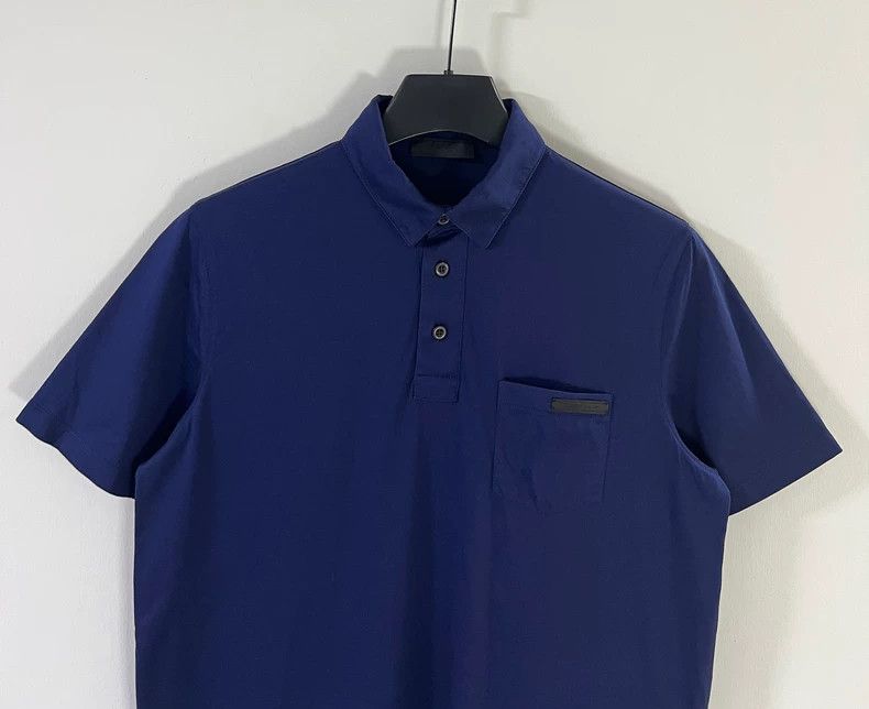 Prada Prada Men's Short Sleeve Polo Shirt - dmc Size US M / EU 48-50 / 2 - 3 Thumbnail