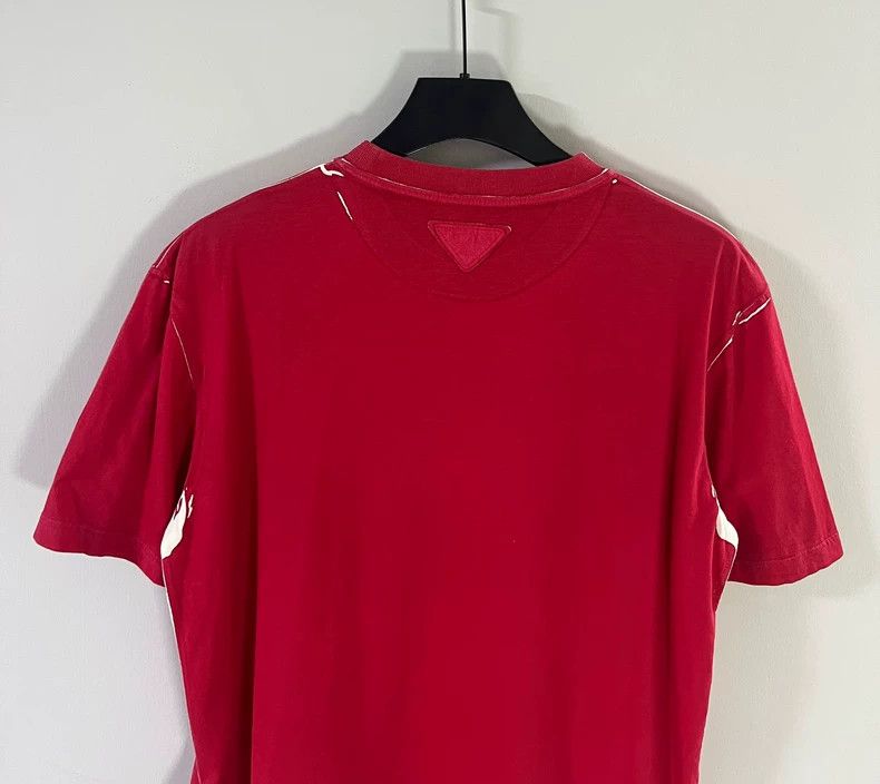 Prada Prada Men's Short Sleeve Graphic T-Shirt - dmc Size US L / EU 52-54 / 3 - 4 Thumbnail