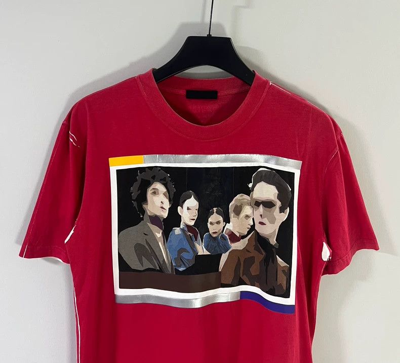 Prada Prada Men's Short Sleeve Graphic T-Shirt - dmc Size US L / EU 52-54 / 3 - 3 Thumbnail