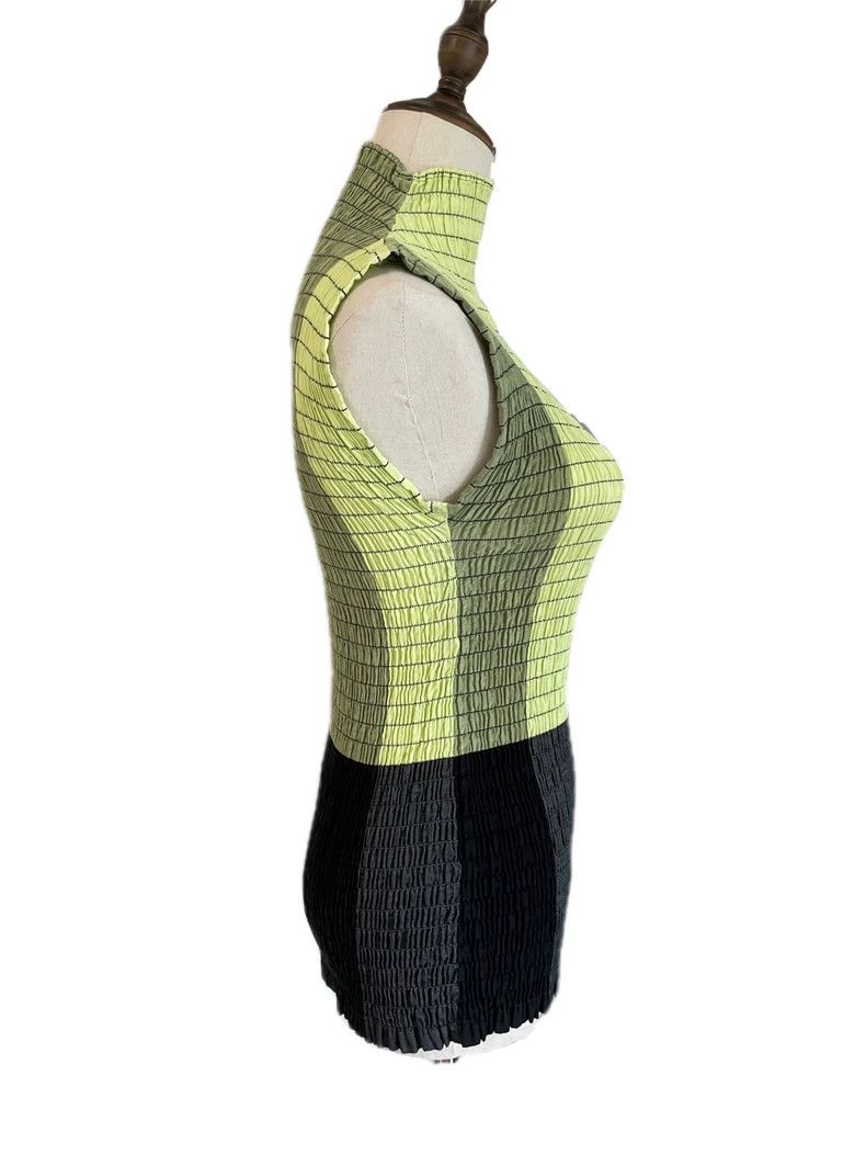 Issey Miyake Issey Miyake Pleated Geometric Top - dmc Size US M / EU 48-50 / 2 - 4 Thumbnail