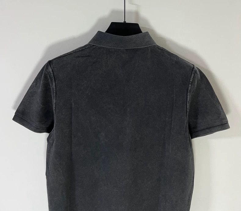 Saint Laurent Paris Saint Laurent Paris Men's Short Sleeve Polo - dmc Size US S / EU 44-46 / 1 - 4 Thumbnail