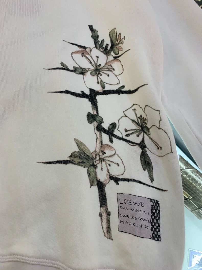 Loewe LOEWE Floral Print Crewneck Sweatshirt - dmc Size US L / EU 52-54 / 3 - 3 Thumbnail