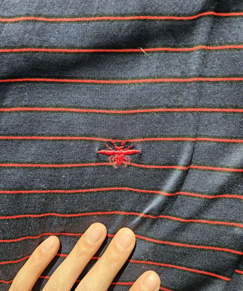 Dior Dior Homme Striped Short Sleeve T-shirt - dmc Size US M / EU 48-50 / 2 - 2 Thumbnail