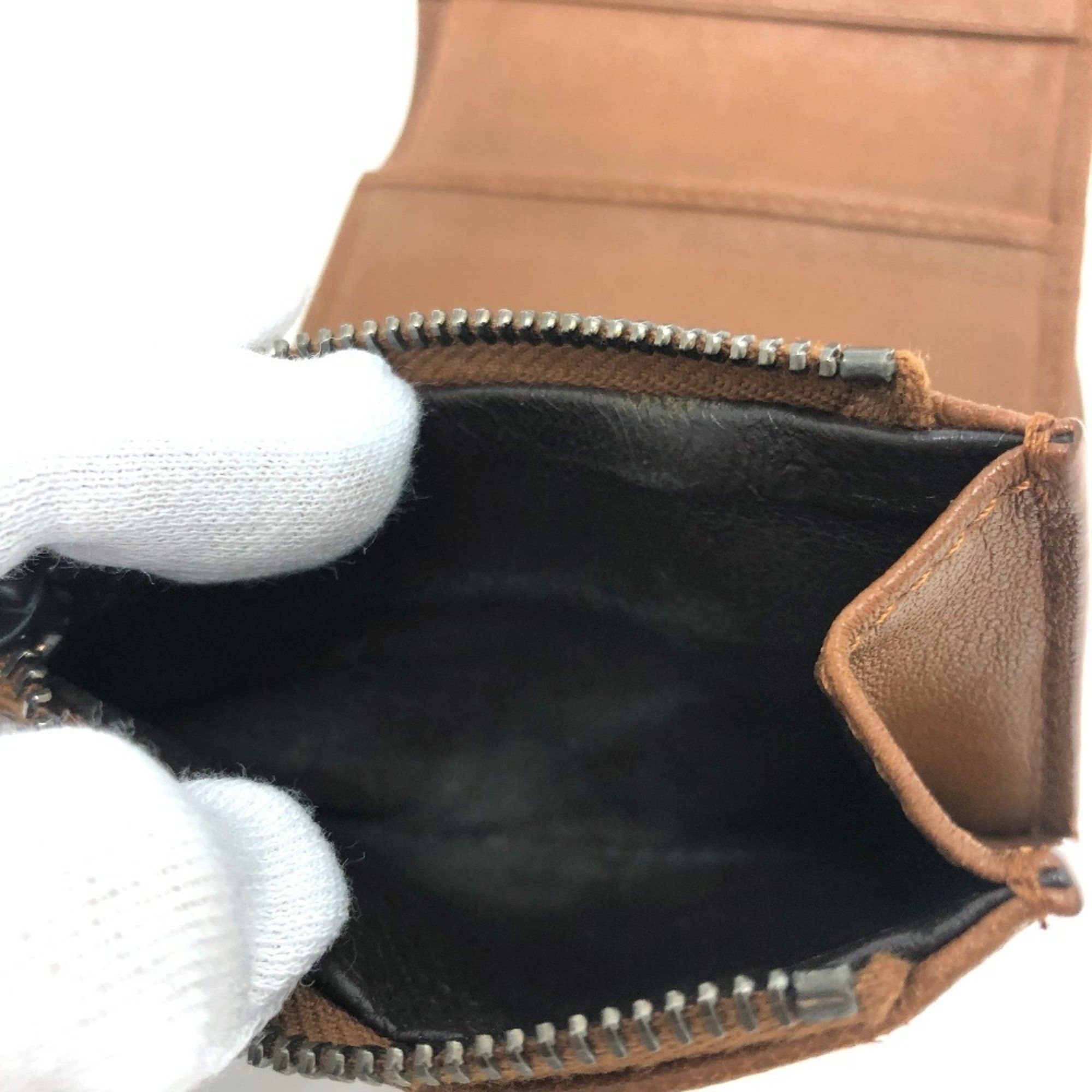 Bottega Veneta BOTTEGA VENETA Intrecciato Compact Wallet, Tri-fold Leather, Women's, Brown Size ONE SIZE - 15 Thumbnail