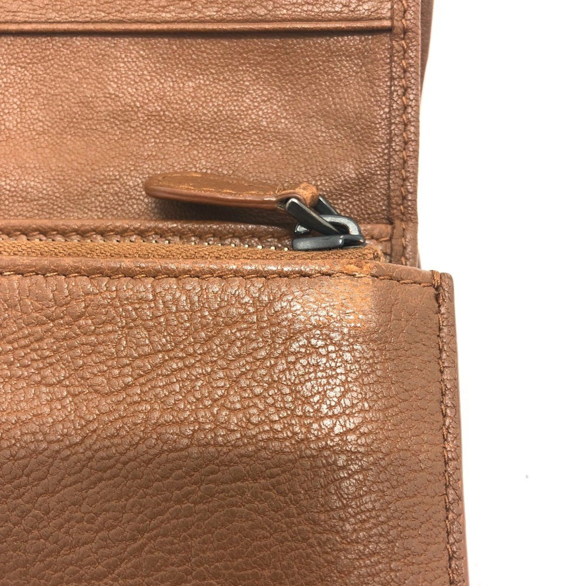 Bottega Veneta BOTTEGA VENETA Intrecciato Compact Wallet, Tri-fold Leather, Women's, Brown Size ONE SIZE - 14 Thumbnail