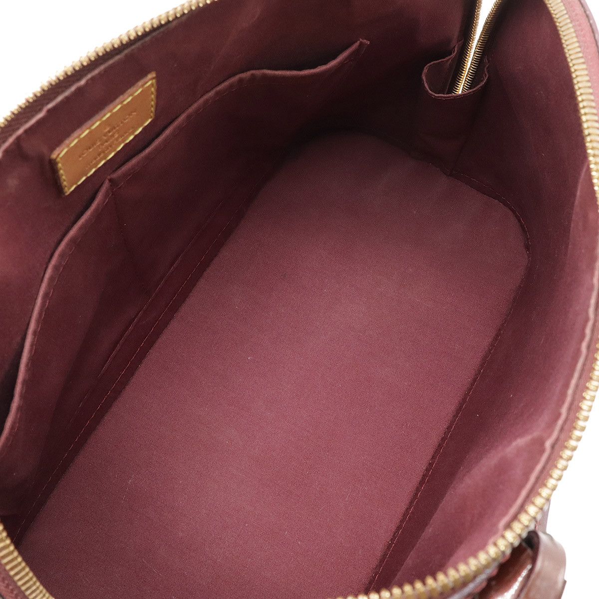 Louis Vuitton Louis Vuitton Louis Vuitton Alma PM Monogram Vernis Patent Leather Handbag Enamel Handbag M91691 DUTY FREE for USA Size ONE SIZE - 7 Thumbnail