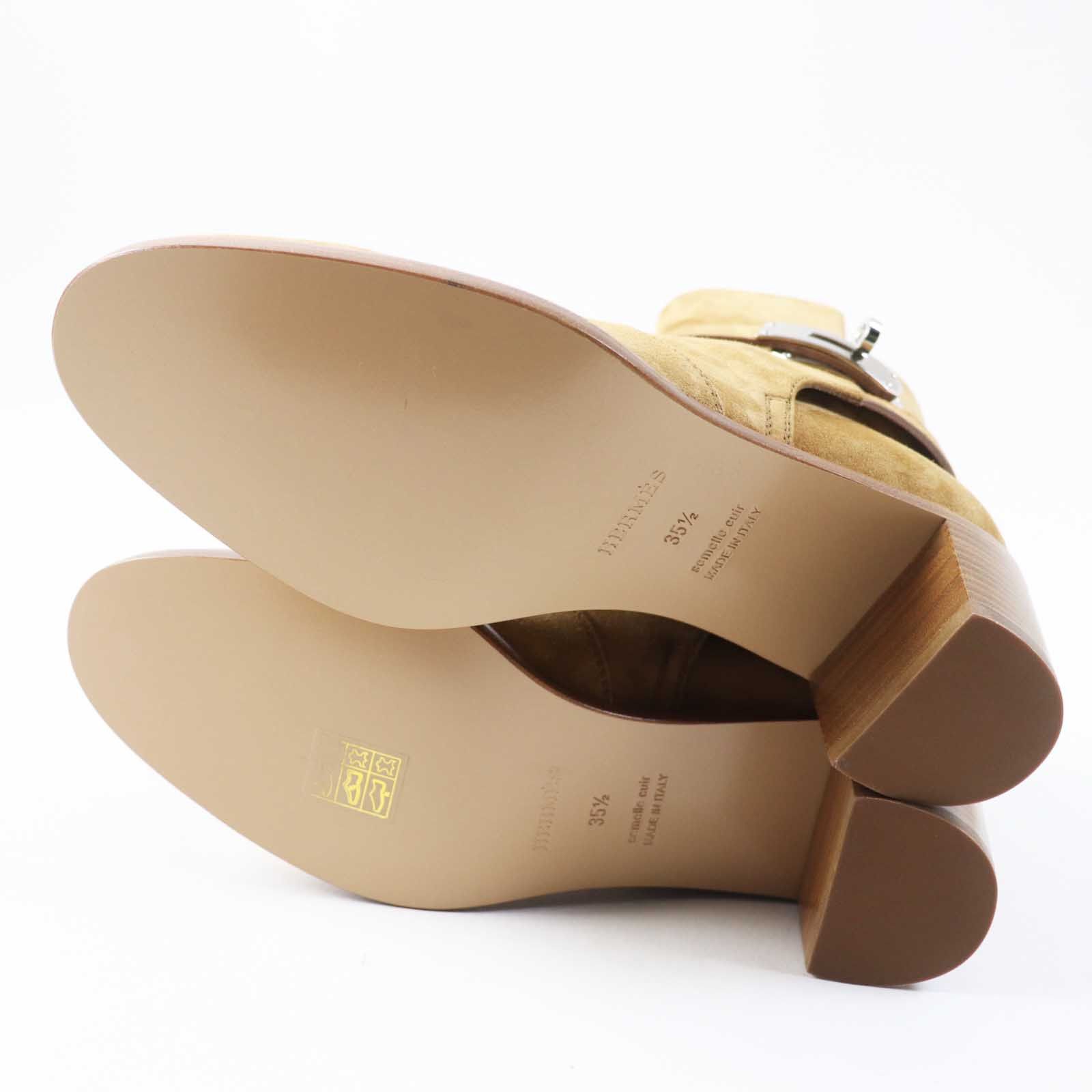 Hermes Hermes Hermes Frenchie 50 Veau Velvet Short Boots Suede Shoes DUTY FREE for USA Size ONE SIZE - 5 Thumbnail