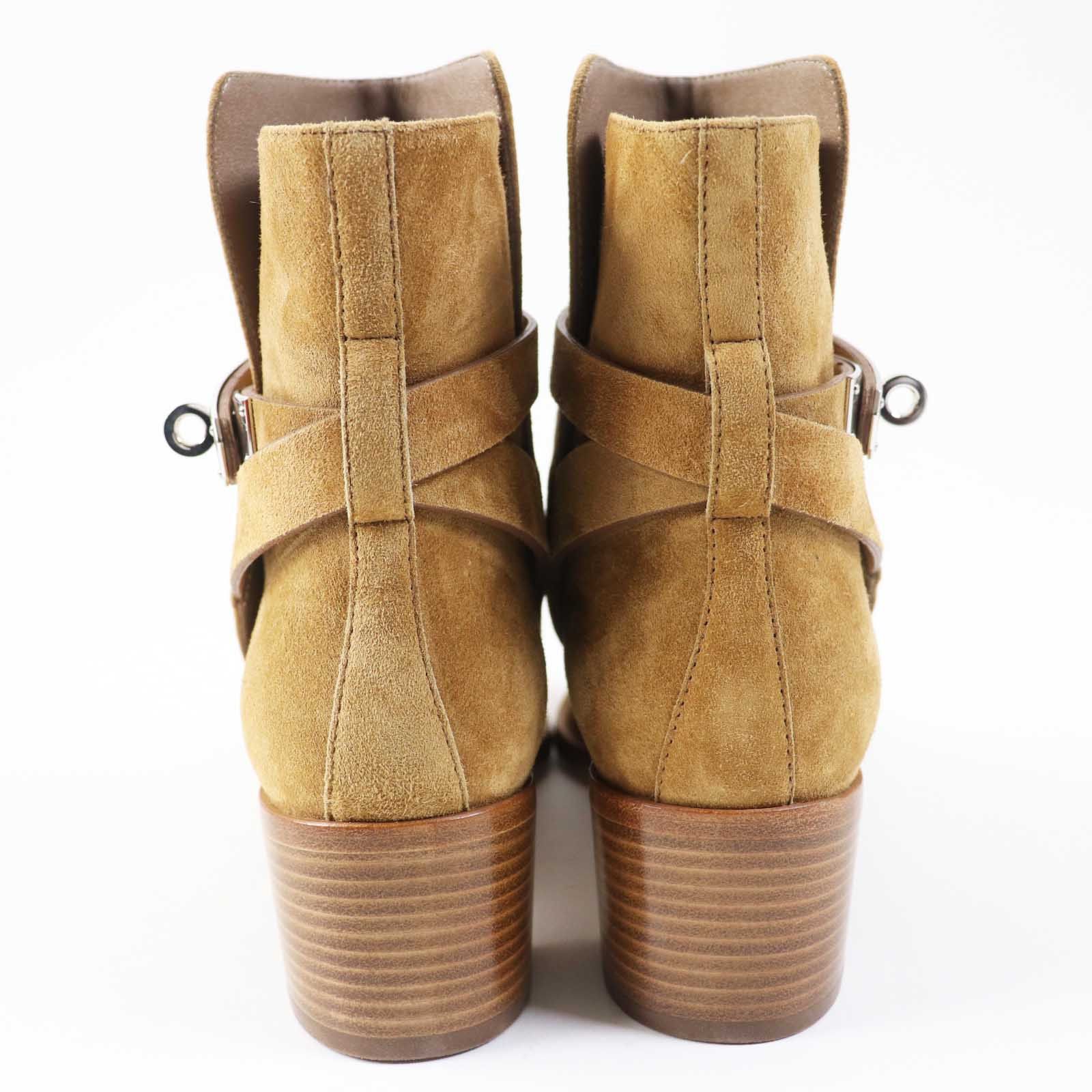 Hermes Hermes Hermes Frenchie 50 Veau Velvet Short Boots Suede Shoes DUTY FREE for USA Size ONE SIZE - 3 Thumbnail