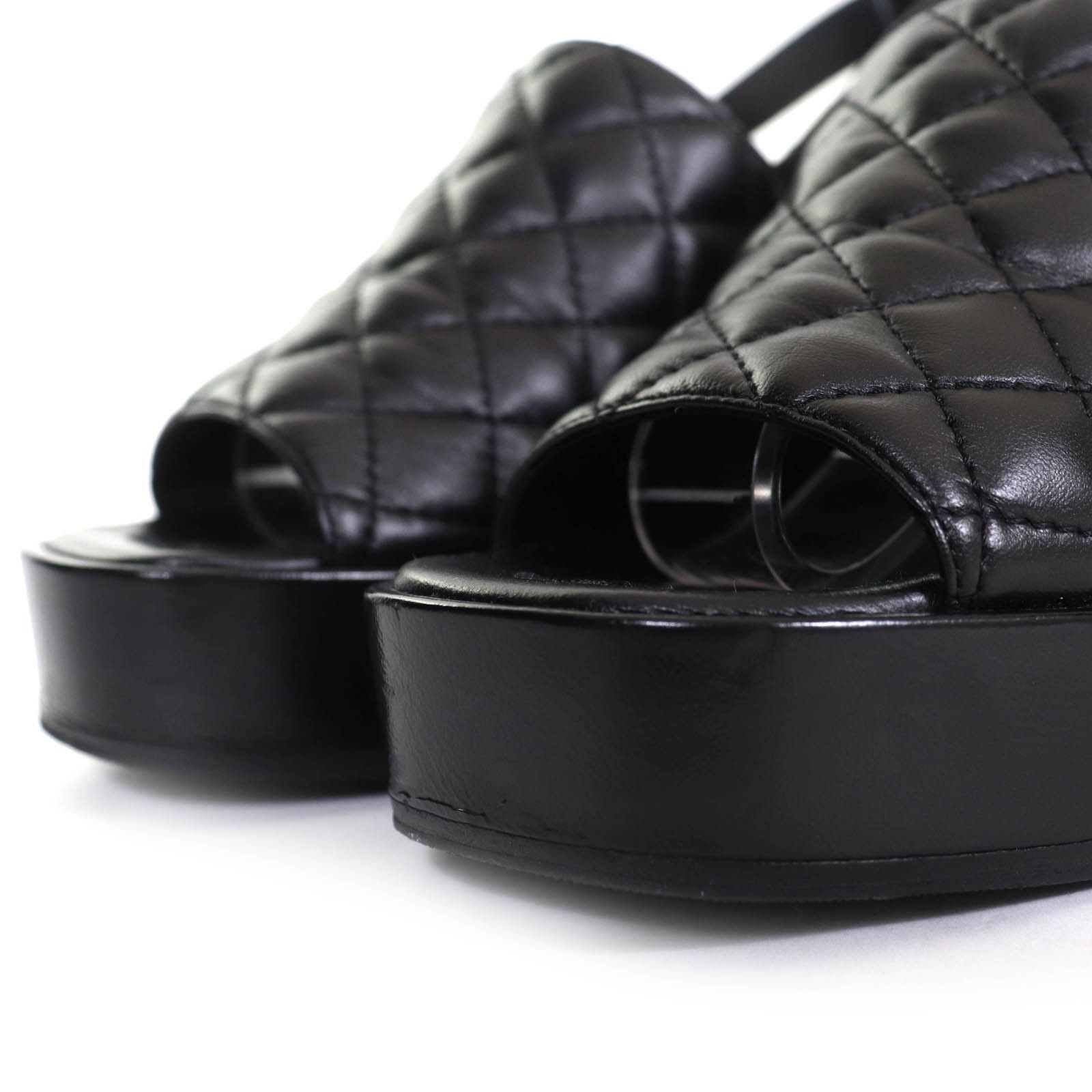 Chanel Chanel Chanel COCO Mark Matelasse Leather Sandals Leather Shoes G45567 DUTY FREE for USA Size ONE SIZE - 7 Thumbnail