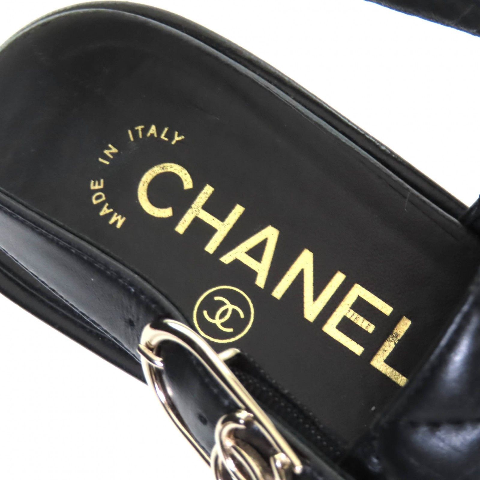 Chanel Chanel Chanel COCO Mark Matelasse Leather Sandals Leather Shoes G45567 DUTY FREE for USA Size ONE SIZE - 11 Thumbnail