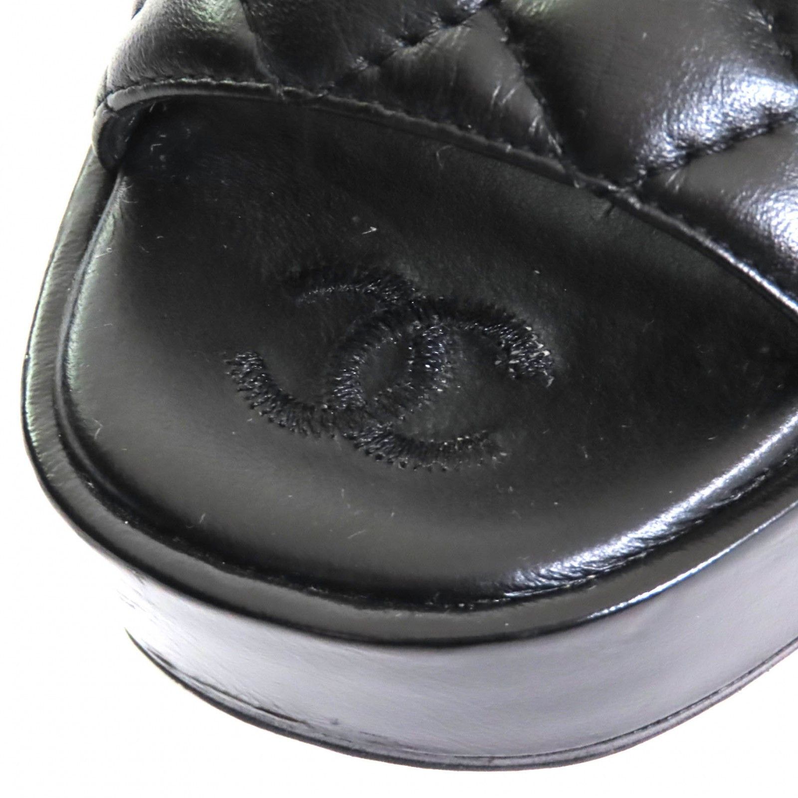 Chanel Chanel Chanel COCO Mark Matelasse Leather Sandals Leather Shoes G45567 DUTY FREE for USA Size ONE SIZE - 9 Thumbnail
