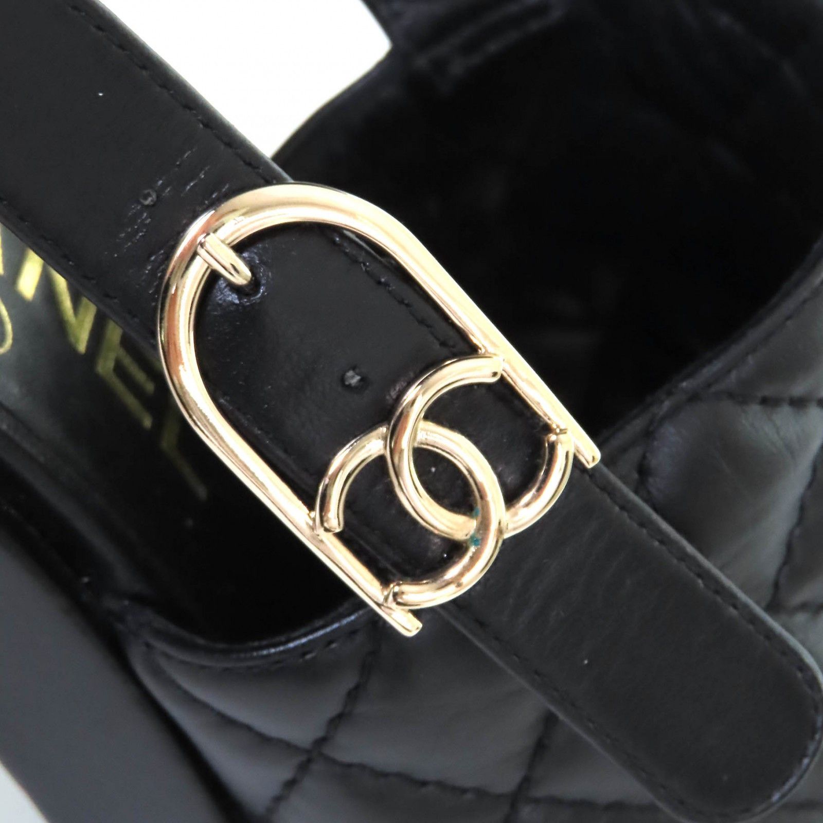 Chanel Chanel Chanel COCO Mark Matelasse Leather Sandals Leather Shoes G45567 DUTY FREE for USA Size ONE SIZE - 10 Thumbnail
