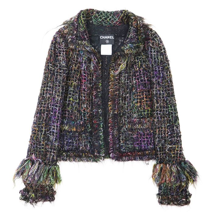 Chanel Chanel Chanel 03A P22059 Mohair Blend Jacket Others Outerwear 03A P22059 DUTY FREE for USA Size ONE SIZE - 11 Thumbnail