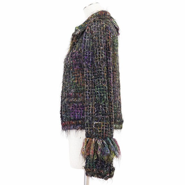 Chanel Chanel Chanel 03A P22059 Mohair Blend Jacket Others Outerwear 03A P22059 DUTY FREE for USA Size ONE SIZE - 4 Thumbnail