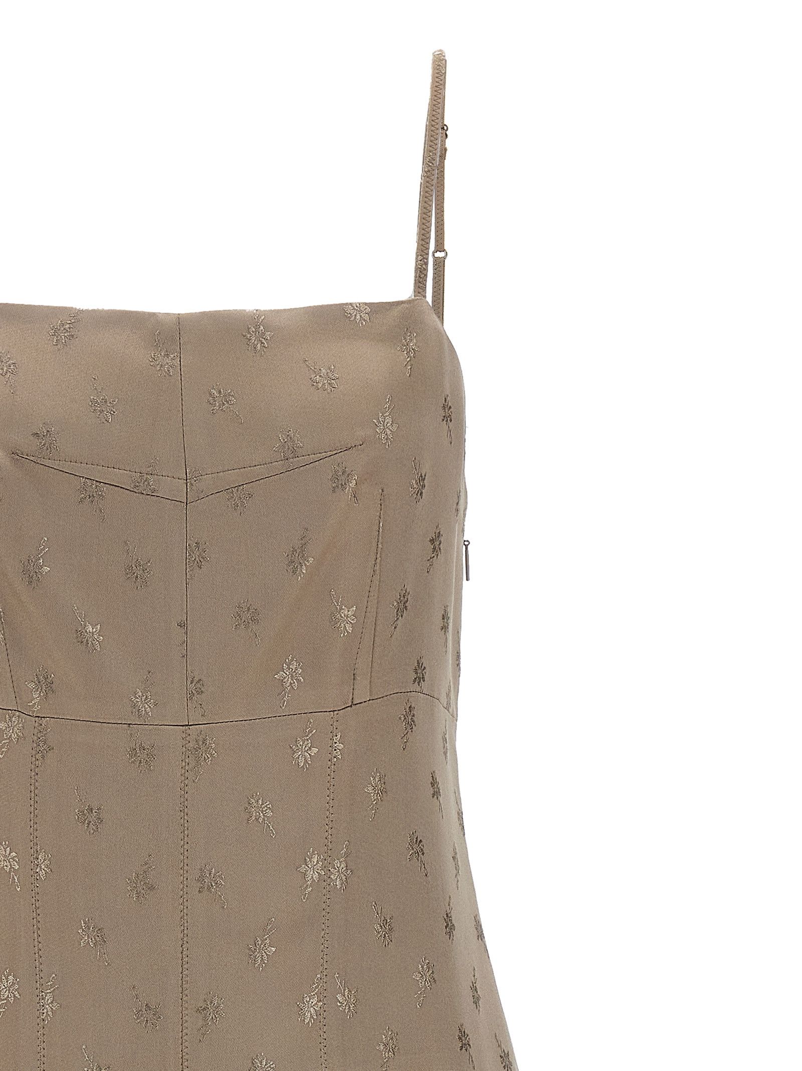 Fendi Satin Midi Dress Size M / US 6-8 / IT 42-44 - 3 Thumbnail