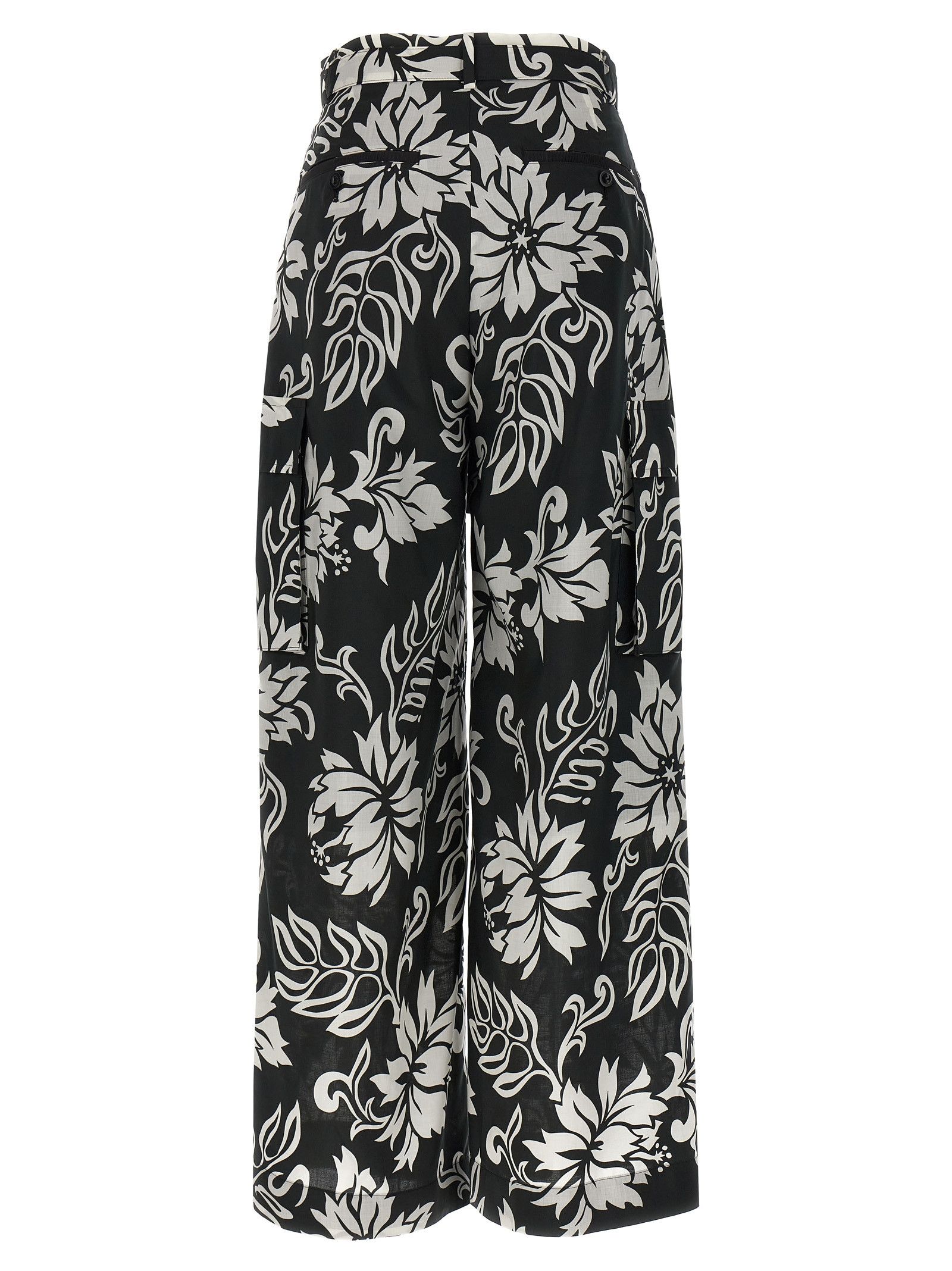 Sacai Floral Print Trousers Size 30" / US 8 / IT 44 - 2 Thumbnail