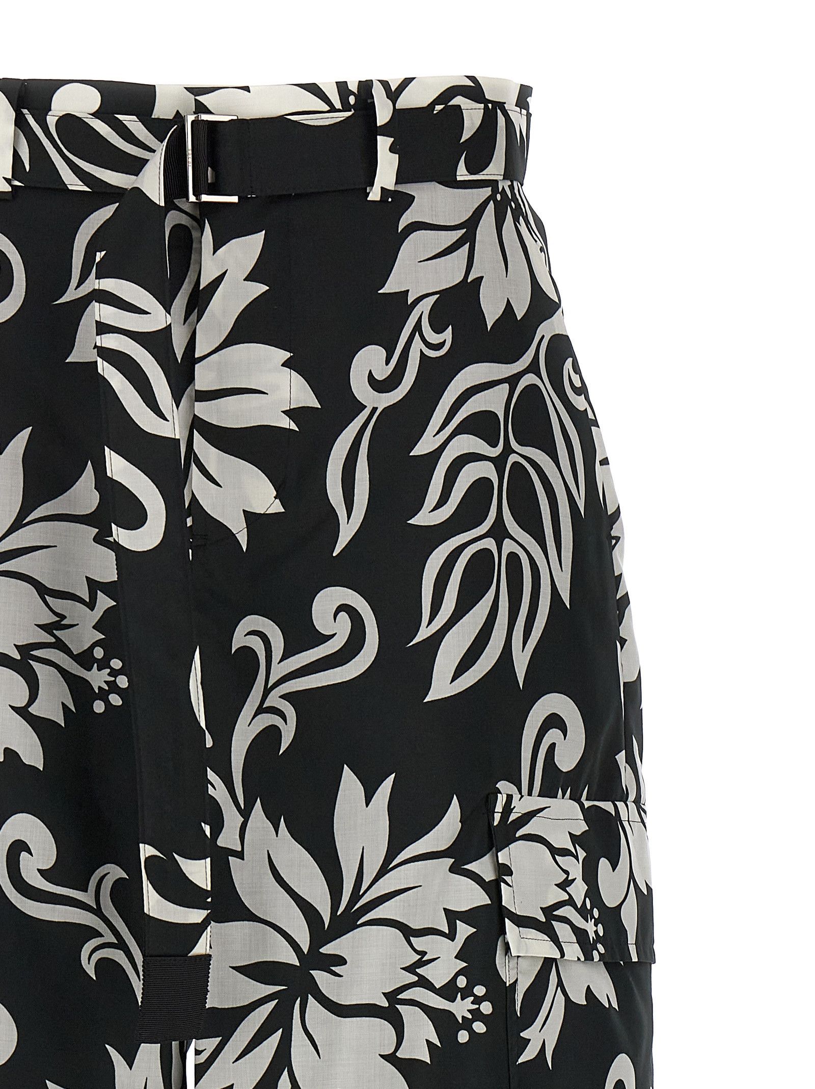 Sacai Floral Print Trousers Size 30" / US 8 / IT 44 - 3 Thumbnail