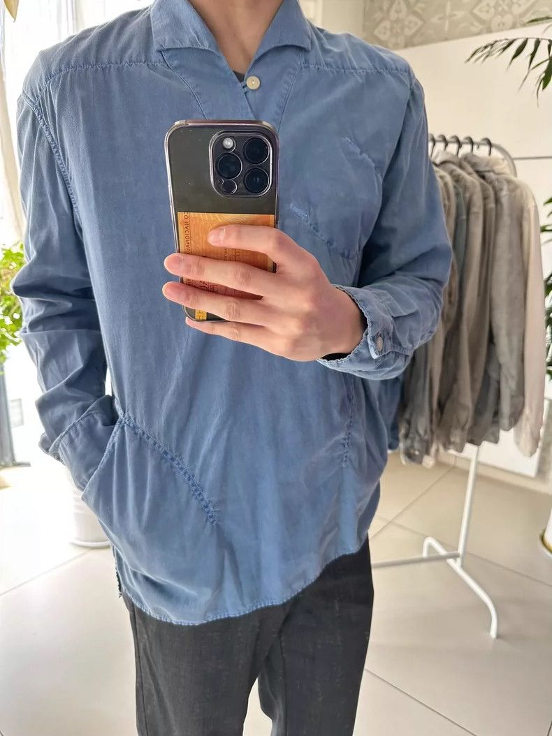 Takahiromiyashita The Soloist. takahiromiyashita thesoloist V-neck shirt - dmc Size US S / EU 44-46 / 1 - 5 Thumbnail