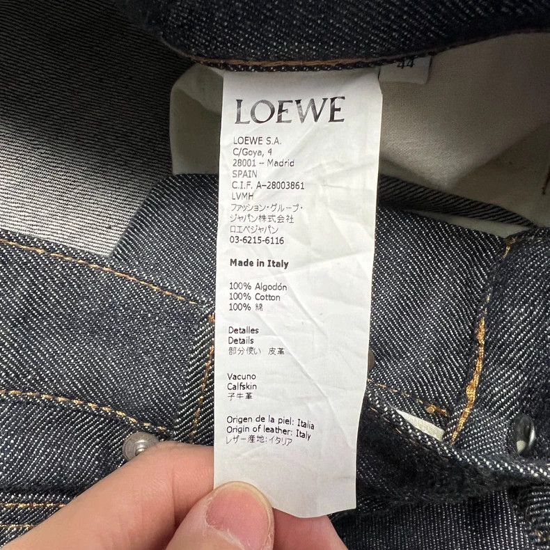 Loewe Loewe Black Gray Embroidered Logo Jeans - dmc Size US 31 - 5 Thumbnail